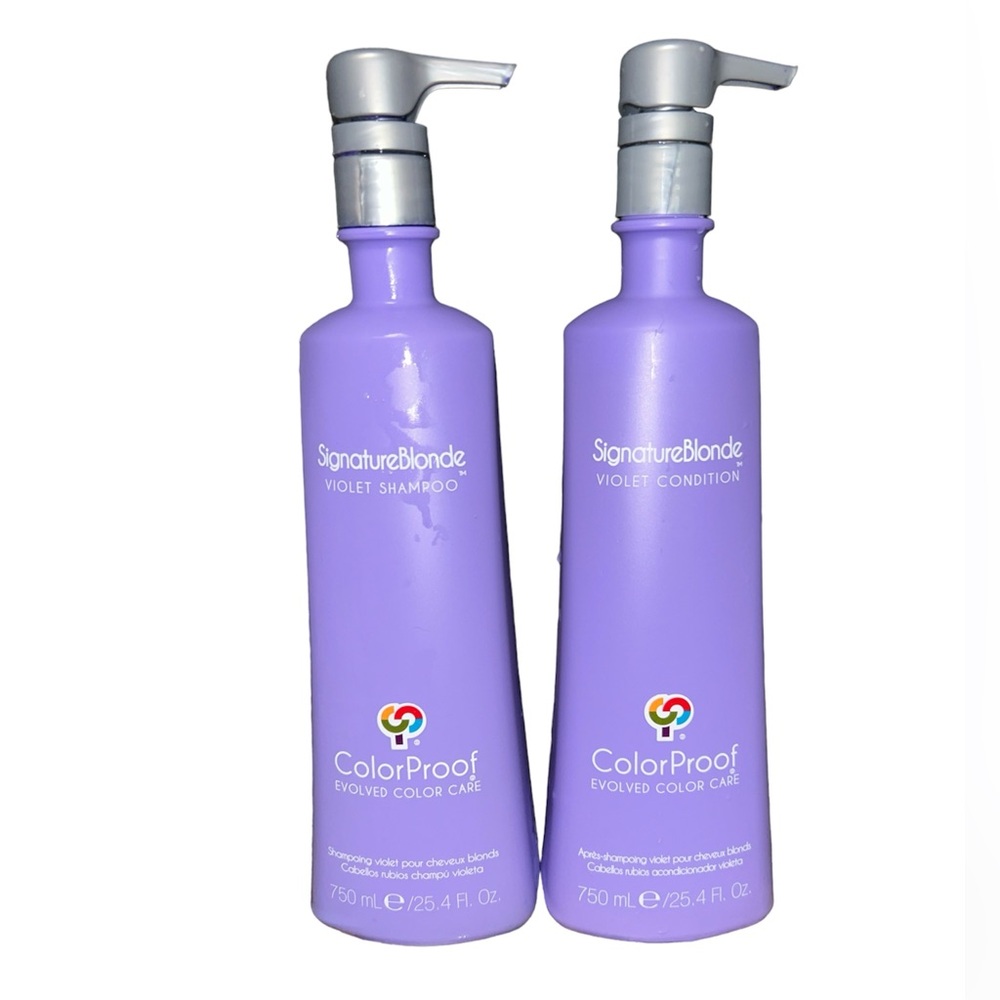Colorproof Signature Violet Shampoo & Conditioner Set 25 Oz